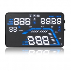 Q7 Hot selling Blue&White 5.5 Inch GPS HUD Head Up Display