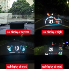 Latest C1 OBD+GPS HUD with big screen Multi-color car Head Up Display