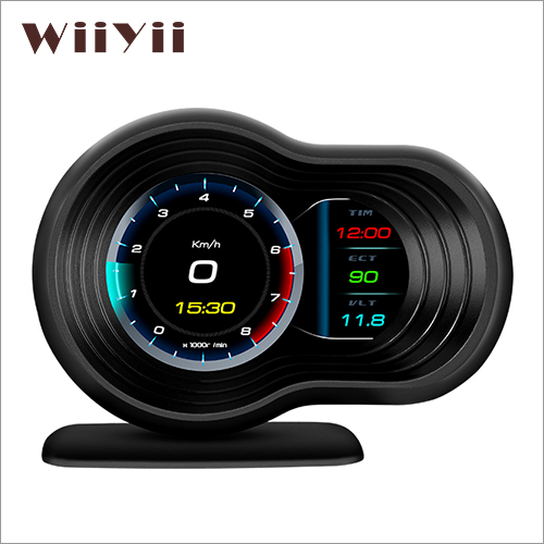 Car LCD Gauge OBD2+GPS F9