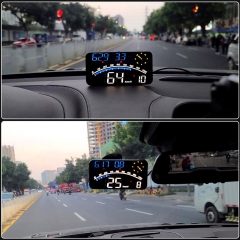 WiiYii New Universal GPS Car HUD Head Up Display G10 Blue