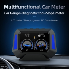 New OBD2+GPS Gauge Slope meter P21 work to all cars