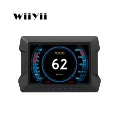 WiiYii P22 Car LCD Meter diagnostic tools HUD Head Up Display Car obd Gauge GPS Slopemeter