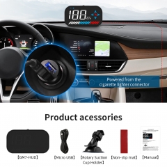 WiiYii GM7 HUD GPS Universal Car Head Up Display Speedometer