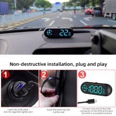 WiiYii G9 GPS HUD Car Head Up Display Speedometer